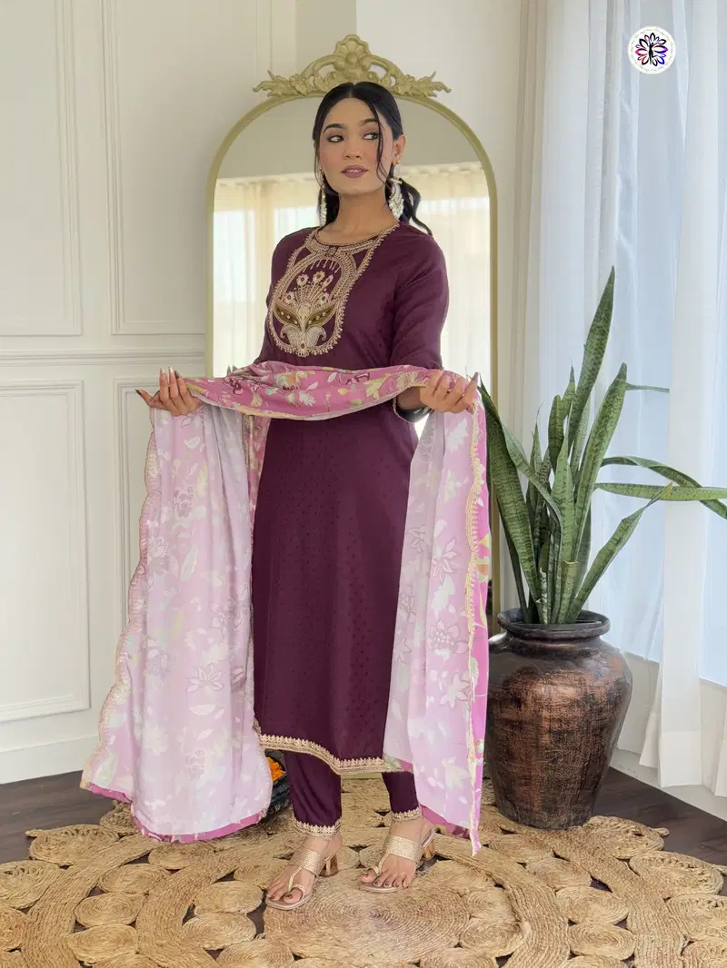 KF 130 Kalaai Viscose Reyon Kurti With Bottom Dupatta Wholesale Online